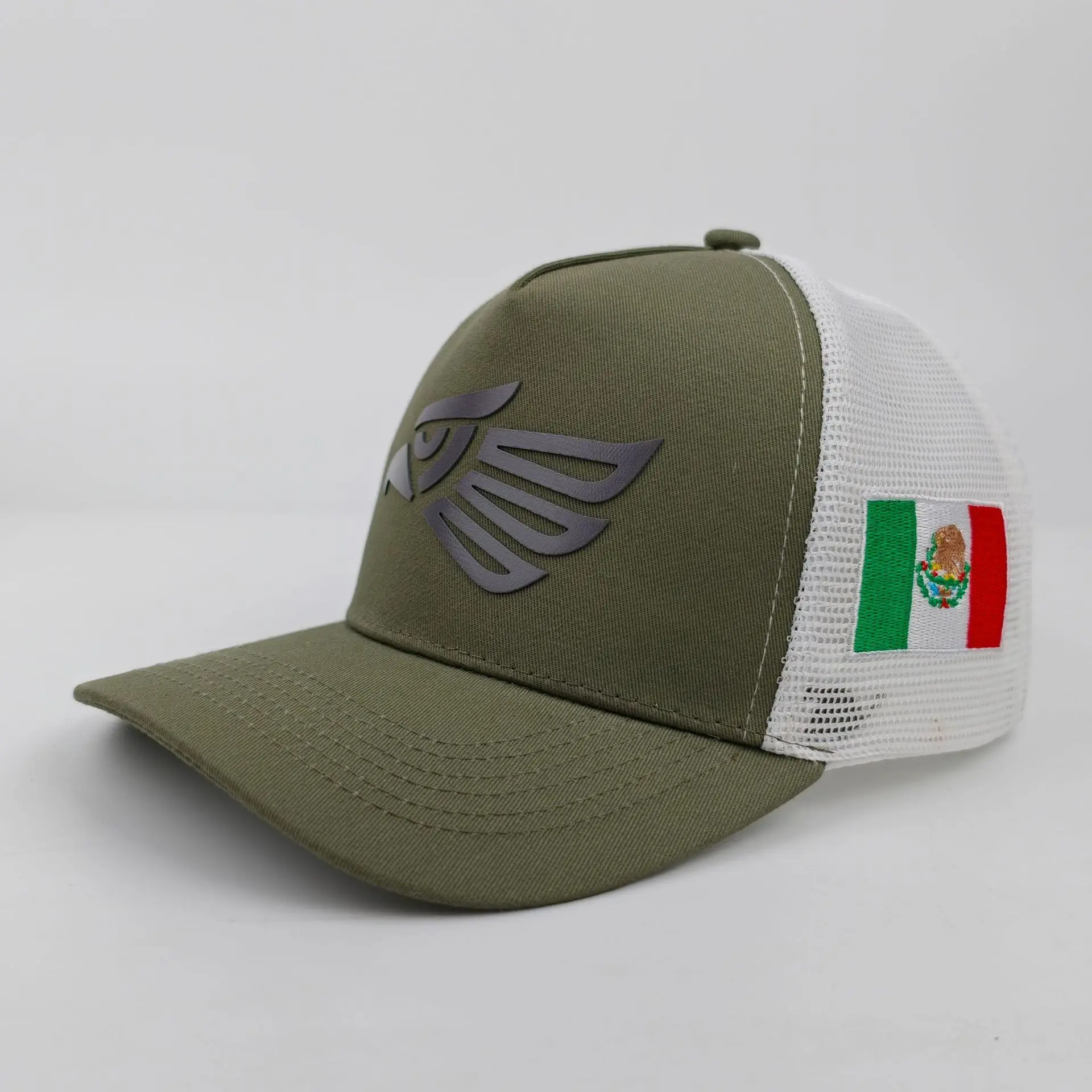 Unisex Mexican Eagle Label Baseball Net Caps Adjustable Casual Hats Spring and Summer Outdoor Sunscreen Hat