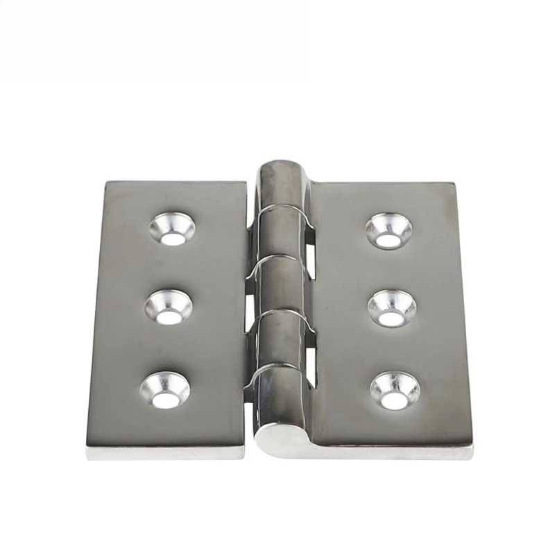 304 stainless steel hinge industrial equipment cabinet door , marine heavy duty hinge thickened 316