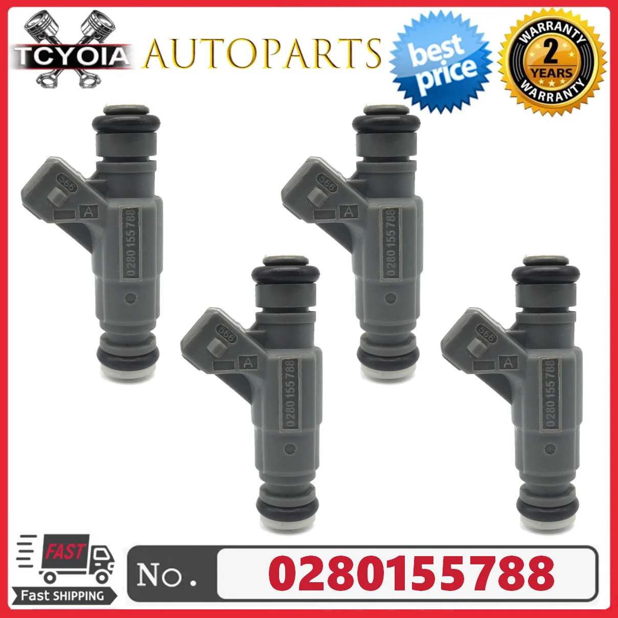 PEIVSO 4pcs 0280155788 Fuel Injector For BMW R 1100 1150 1200 Mitsubishi Accesorios De Motor