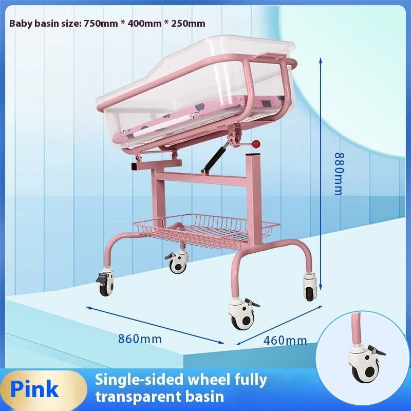 Maternity center stroller hospital with stroller multi-functional mobile tilt newborn crib