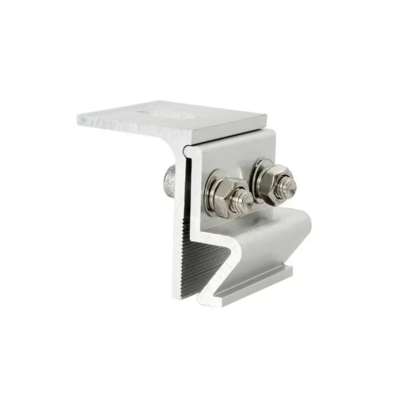Color Steel Tile Fixture Roof Windproof 470/760/820 Aluminum Alloy Fixture Photovoltaic Bracket Windproof Fixture Accessories
