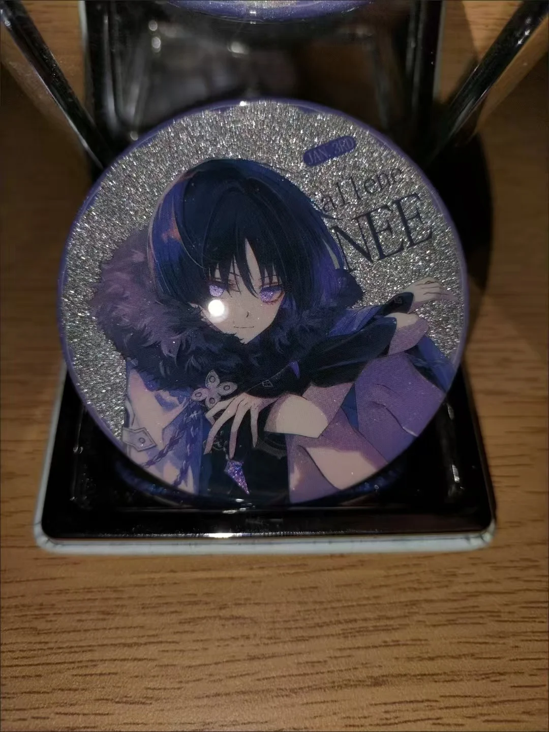 2 szt./zestaw Wanderer Kabukimono Balladee Scaramouche Hat Guy prostokątna przypinka 58mm broszka cosplay ozdoba prezent — zdjęcie 7