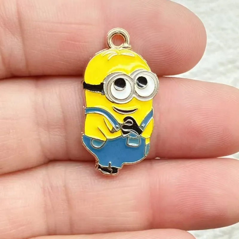 10 قطع لطيف الكرتون المينا سحر للنساء الأقراط DIY المفاتيح دلاية مجوهرات قلادة سوار اليدوية #4