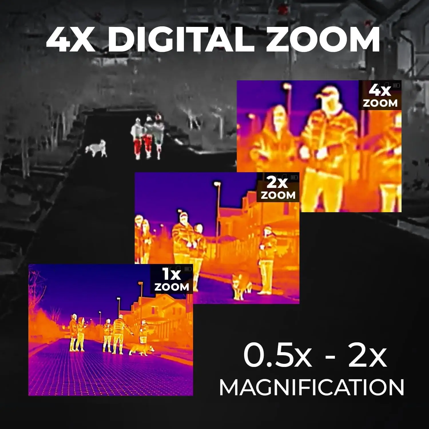 AGM Global Vision-Monoculaire d'imagerie thermique pour la chasse, imageur thermique à courte portée avec vision thermique, haute qualité, Asp-Micro TM160