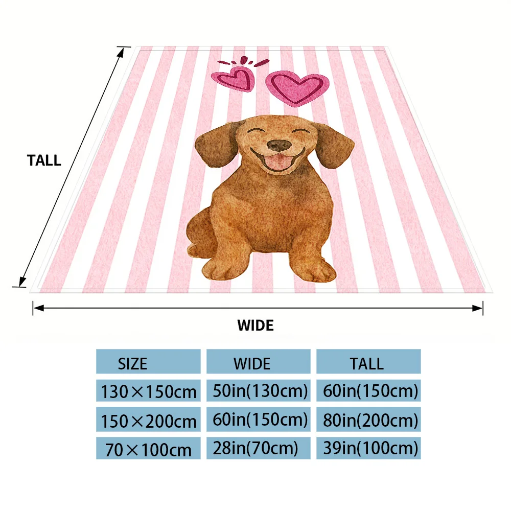 Joy Pup Nap Blanket,Flannel Blanket,Suitable For Sofas,Beds,Cars,Rooms,Offices,Camping,Exquisite Gift Blankets