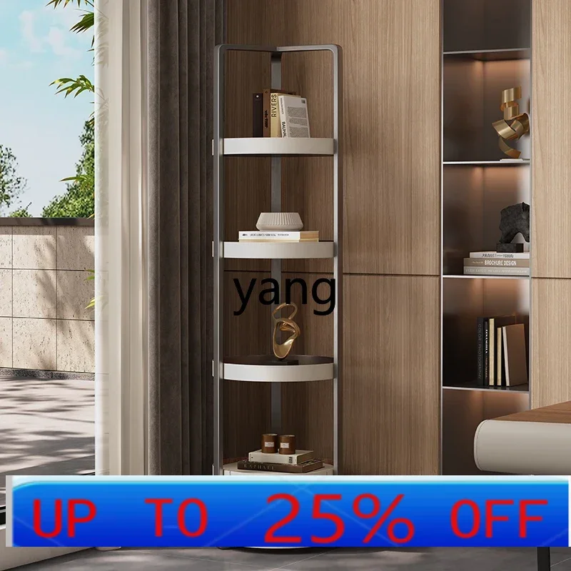 

LH minimalist light luxury corner cabinet stainless steel leather high-end jewelry bogu frame furniture