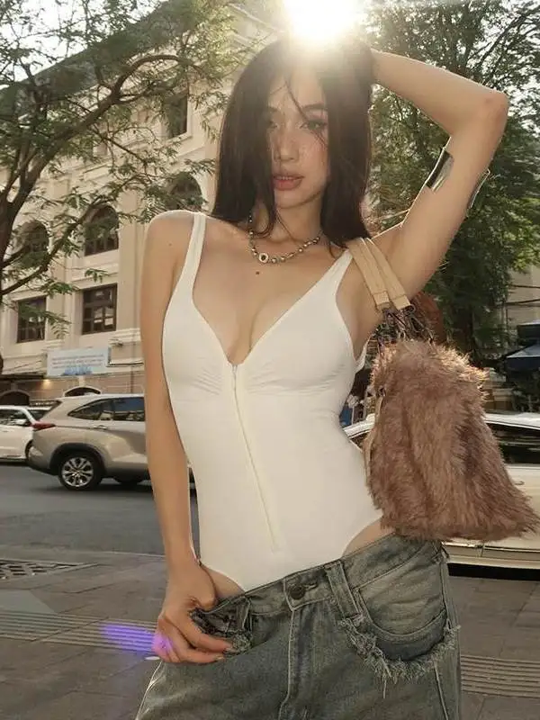 

Утягивающий ажурный костюм из атласа, женский костюм с высокой талией из тонкого материала, удобный крой Ele Sle