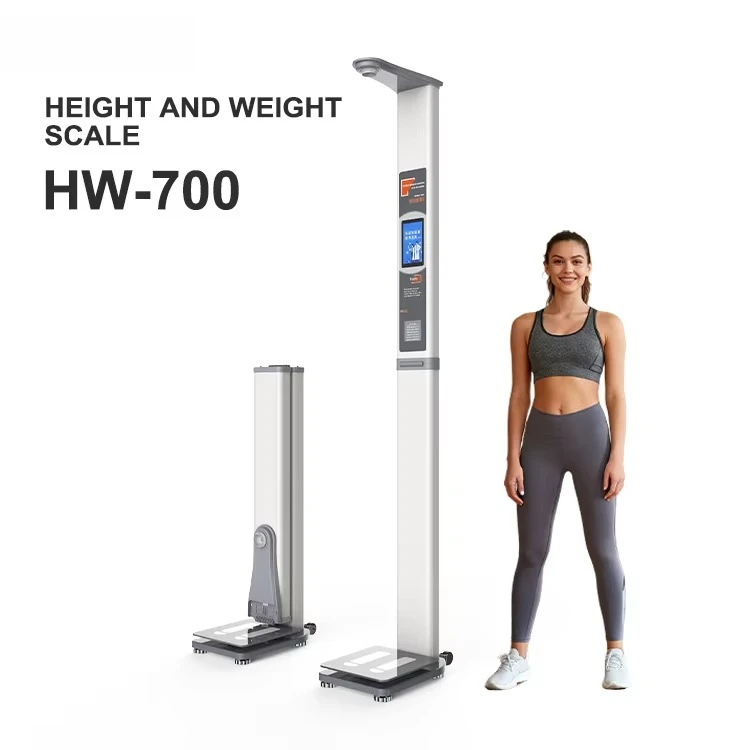 Foldable Digital Clinical Height Scale Body Weight Medical Measuring Instrument