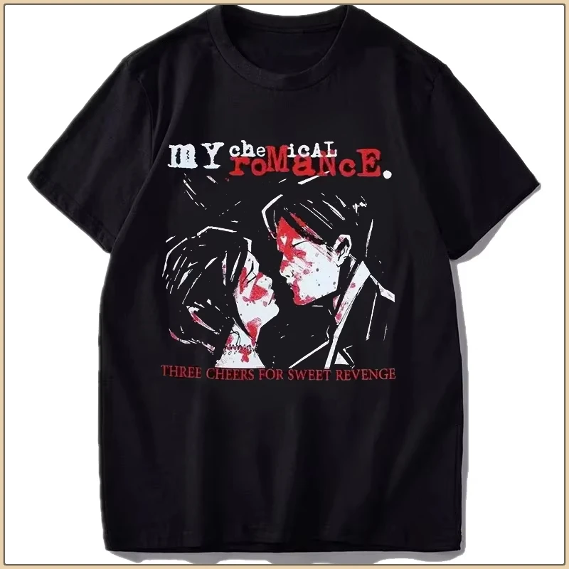

Летняя футболка My Chemical Romantic, женская модная футболка, крутая мужская повседневная футболка в стиле хип-хоп, ретро-аниме для мужчин и женщин
