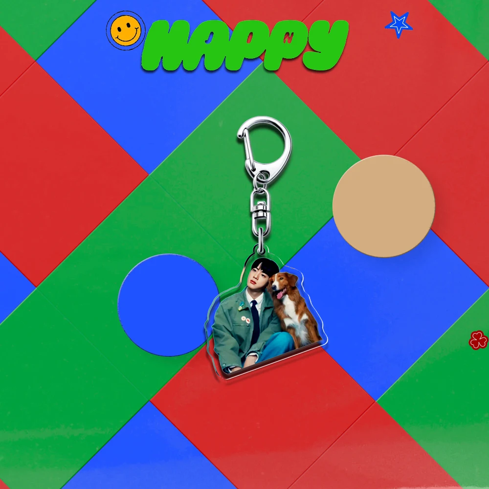 5CM Acrylic Kpop Keychain HAPPY I\'ll Be There Customized Key Ring SHOWCASE SPECIAL STAGE Funs Gift Accessories Merch