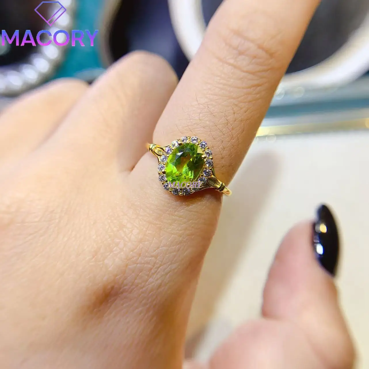 여성용 천연 오팔 반지, 925 스털링 실버, 클래식하고 심플한, 인증서가 있는 고품질 주얼리 6 ✖️ 8mm