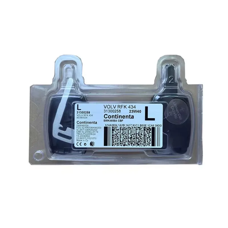 

KEYECU Single OEM Genuine SMART KEYLESS PROXIMITY REMOTE FOB 5Buttons 434MHZ ID48 for Volvo C30 S40 C70 V50 KR55WK49259 31300258