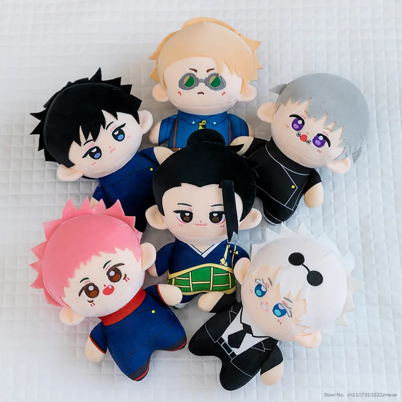 23cm Cartoon Jujutsu Kaisen Plush Dolls Lovely Anime Plush Toy Fushiguro Megumi Itadori Yuji Gojo Satoru Peluche Toy Fans Gift