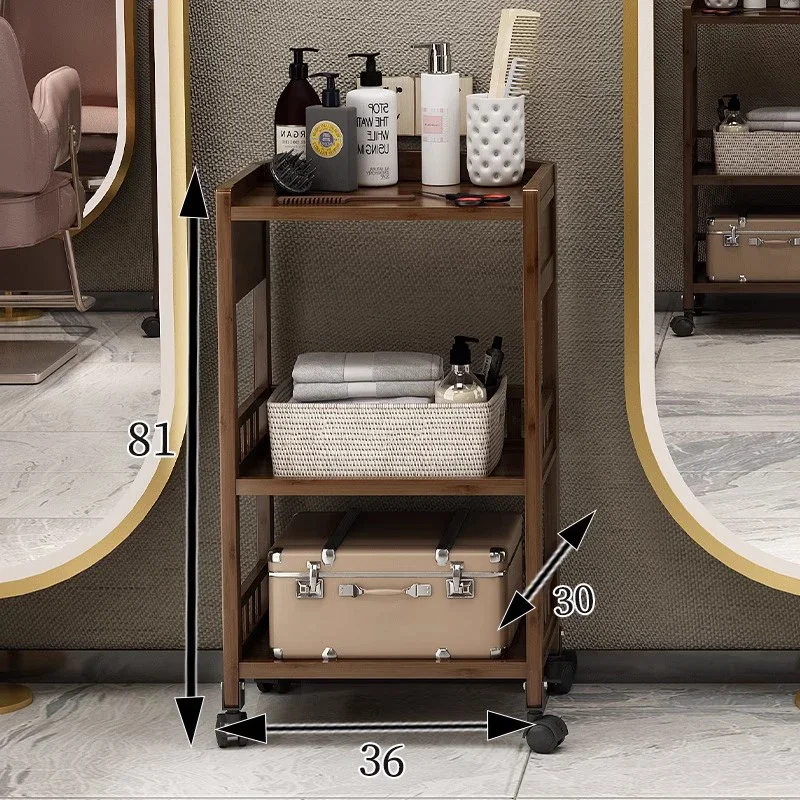 Simple Unique Storage Portable Trolley Trendy Salon Trolley Aesthetic Carrito Auxiliar Para Salón De Belleza Salon Furniture