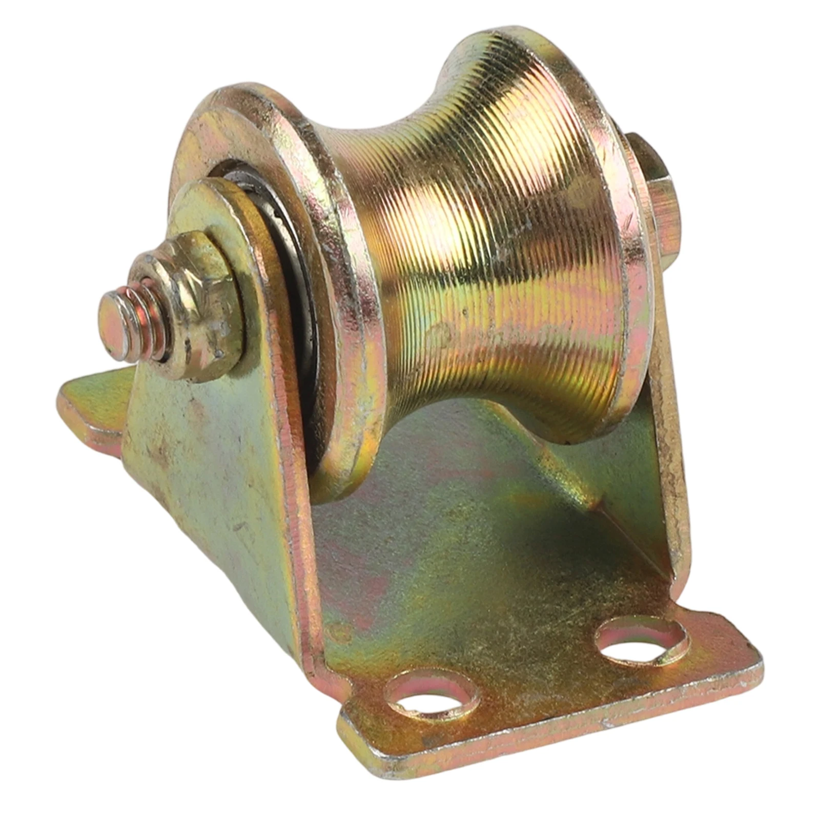 210kg Load Bearing Caster, 1 2 Groove Wheel, Stainless Steel Construction, for ideal for Industrial Machines and Climbing Rope