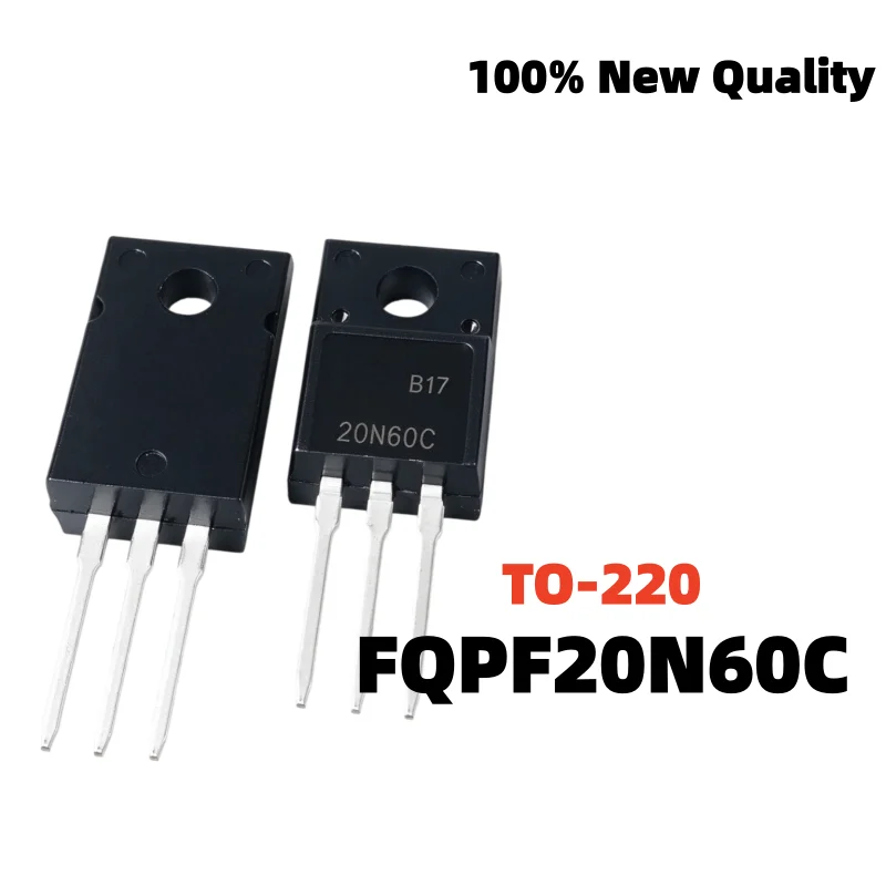 10Pcs NEW Quality FQP6N90C FQPF6N80C FQPF20N60C TO-220 FQPF5N60C FQPF6N60C FQPF11N60C Field-Effect Transistor