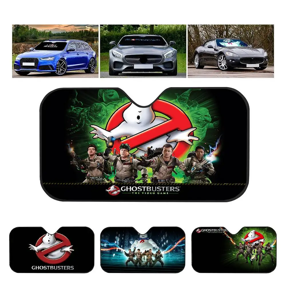 Movie G-Ghostbusters 1PCS Car Electrostatic Sunshade UV Protector Self Adhesive Car Side Window Sun Visor Protection Film
