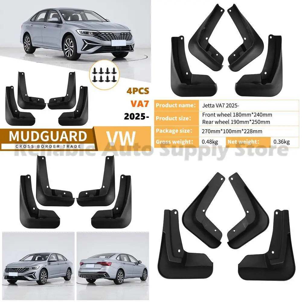 Para Volkswagen Jetta VA7 2025 guardabarros de goma revestimiento de guardabarros delantero trasero piezas de automóvil Envío Directo mejor calidad diseño duradero Perf