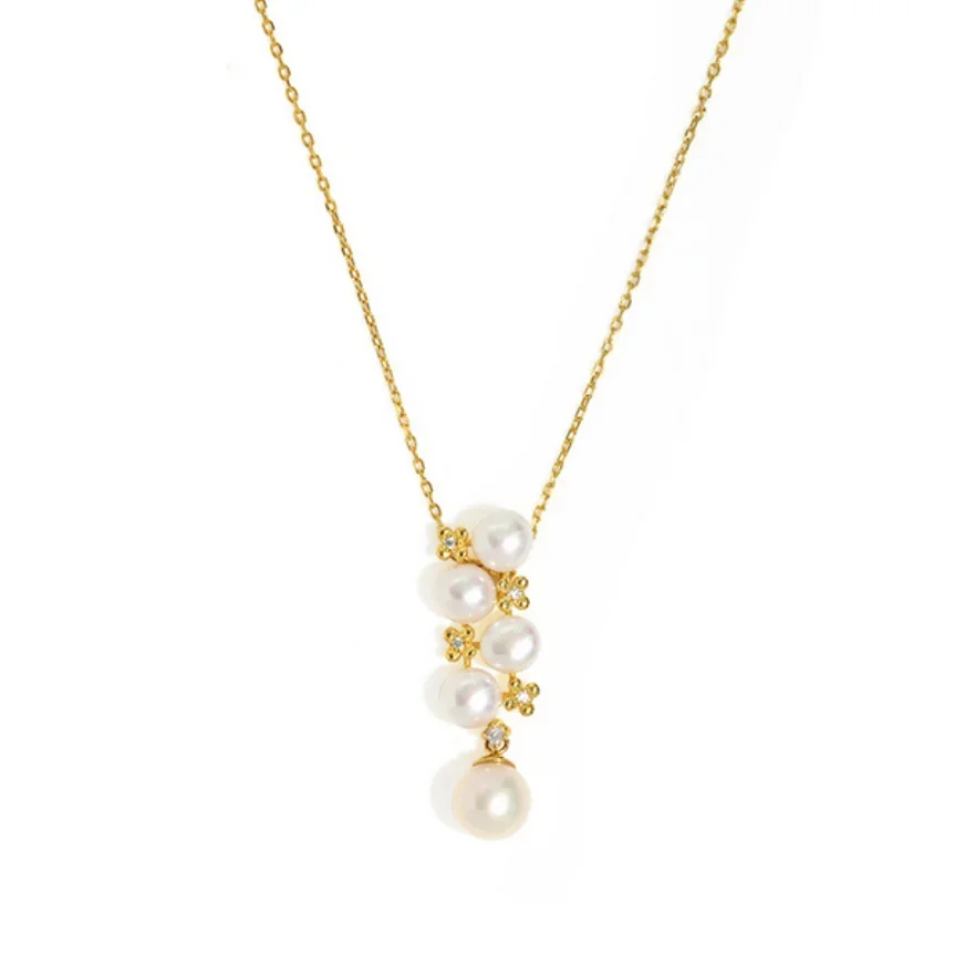 

ОЖЕРЕЛЬЕ-КУЛОН С БЕЛЫМ КРУГЛЫМ ЖЕМЧУГОМ, КУЛОН С ЖЕМЧУГОМ 5–9 ММ