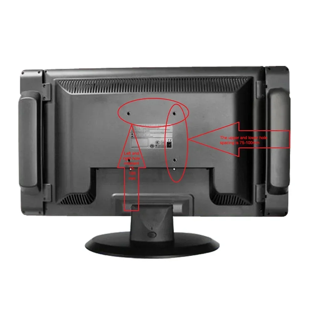 Soporte seguro para TV, soporte para TV de pantalla plana, soporte para TV de 14-26 pulgadas, ángulo de visión ajustable, visualización de TV para televisores de 14-26 pulgadas