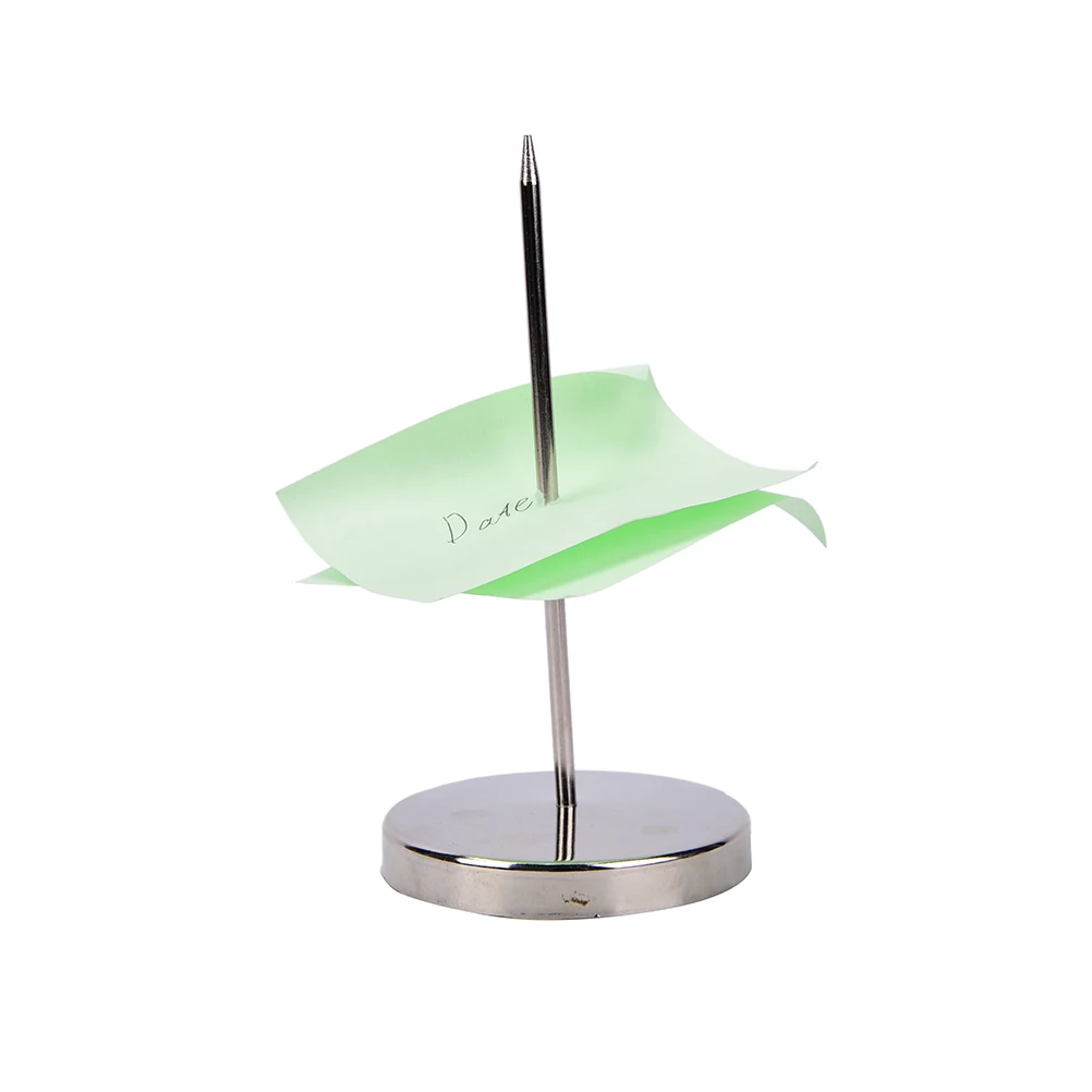 Imagem -03 - Portátil de Straight Rod Papel Memo Holder Spike Stick Bill Receipt Acessórios de Cozinha Prático Aço Inoxidável