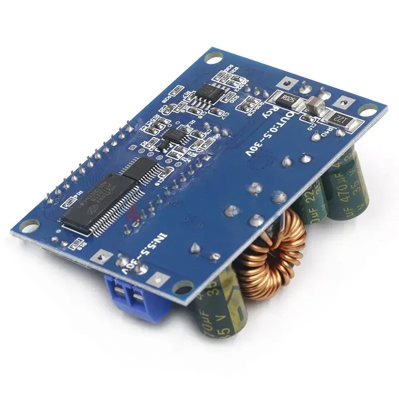 35W DC 5.5-30V ila 0.5-30V Dijital LCD Ekran Otomatik Yükseltme aşağı Buck Boost Dönüştürücü Güç Kaynağı Modülü Ayarlanabilir Kurulu