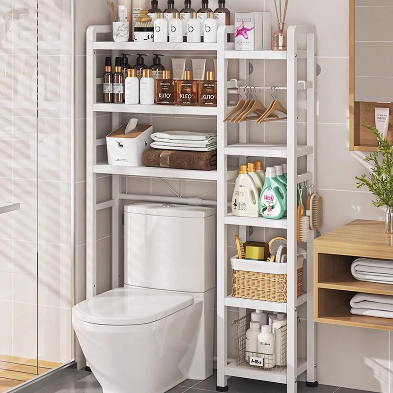 Toilet Storage Bathroom Cabinet Shelves Makeup Display Gadgets Space Saver Cupboard Modern Slim Archivadores Room Furniture