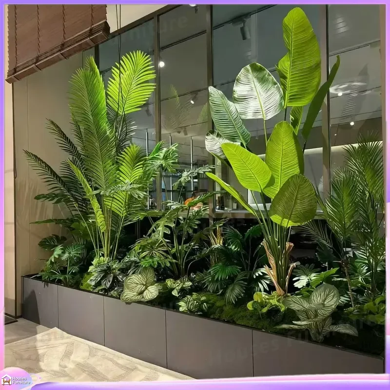 Large Modern Waterproof Metal Flower Pot Box Custom Outdoor Garden Planter Rectangular Raised Bed for Balcony Patio Yard