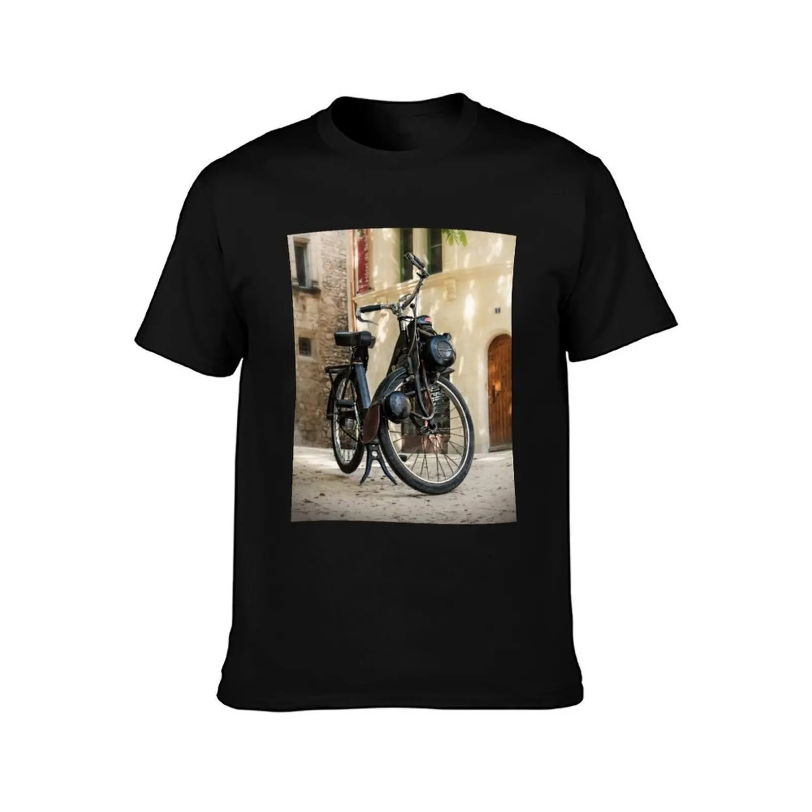 Bicycle with Solex auxiliary motor T-Shirt Sporty Breathable Short Sleeve T-Shirt