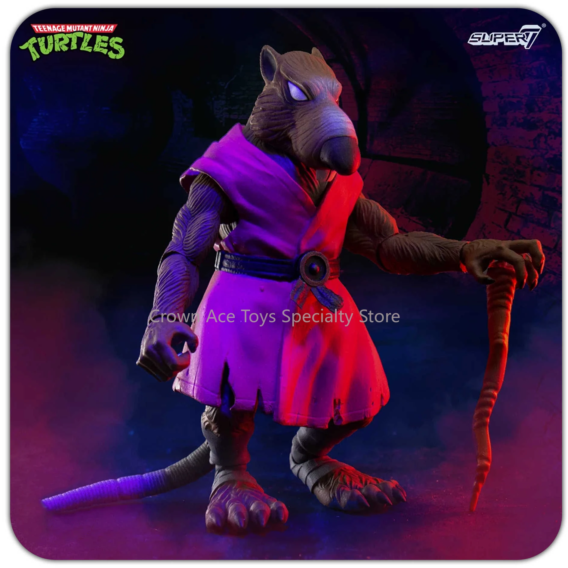 In Stock Super7 Teenage Mutant Ninja Turtles Foot Soldier Splinter  The Ultimate Film Limited Edition Action Figures 7in Toys