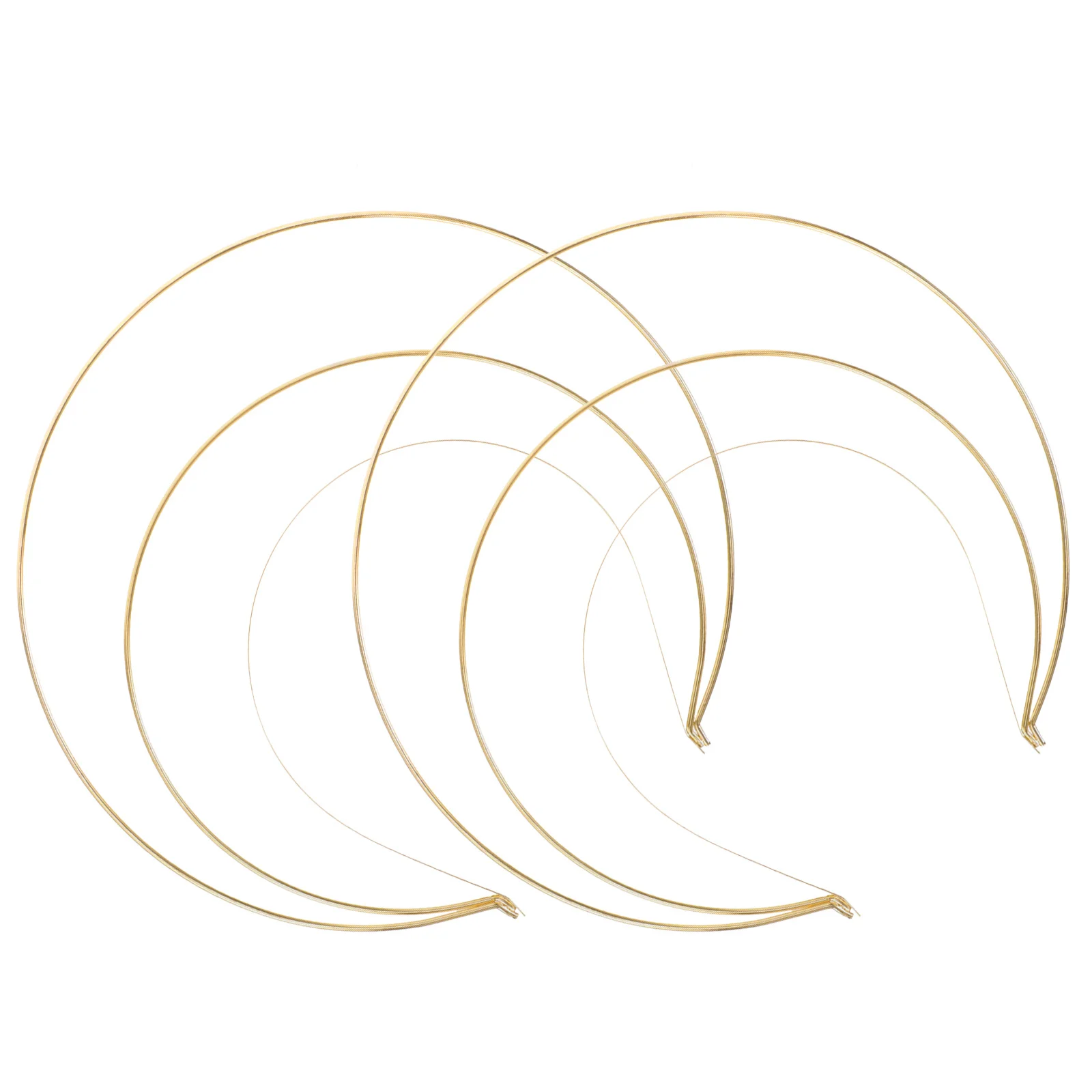 

2 pcs Golden Headb Three Layer Crown Three layer DIY Women Headpiece Wedding Party Three Layer Headb Accessories