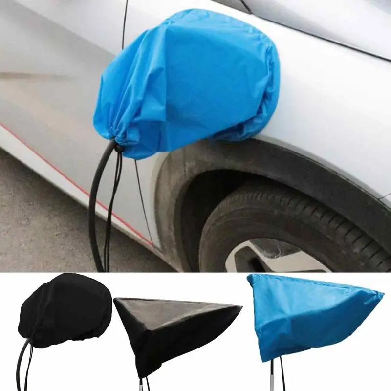 Electric Vehicle Car Charger Rain Cover Snow Dust Waterproof Magnetic Connector Car Exterior Shelter Sunshade Portable Protector