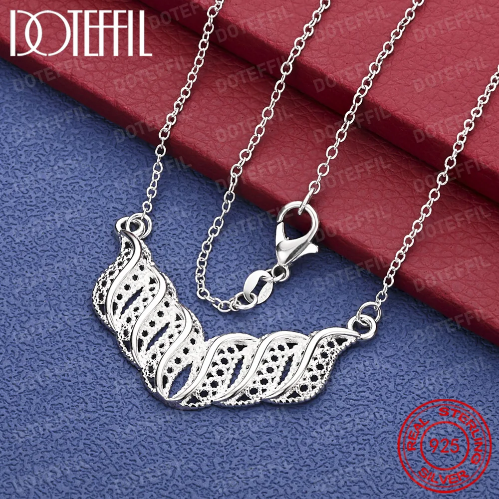 925 Sterling Silver Jesus Cross Pendant Necklace For Women Men Wedding Engagement Party Fashion Jewelry