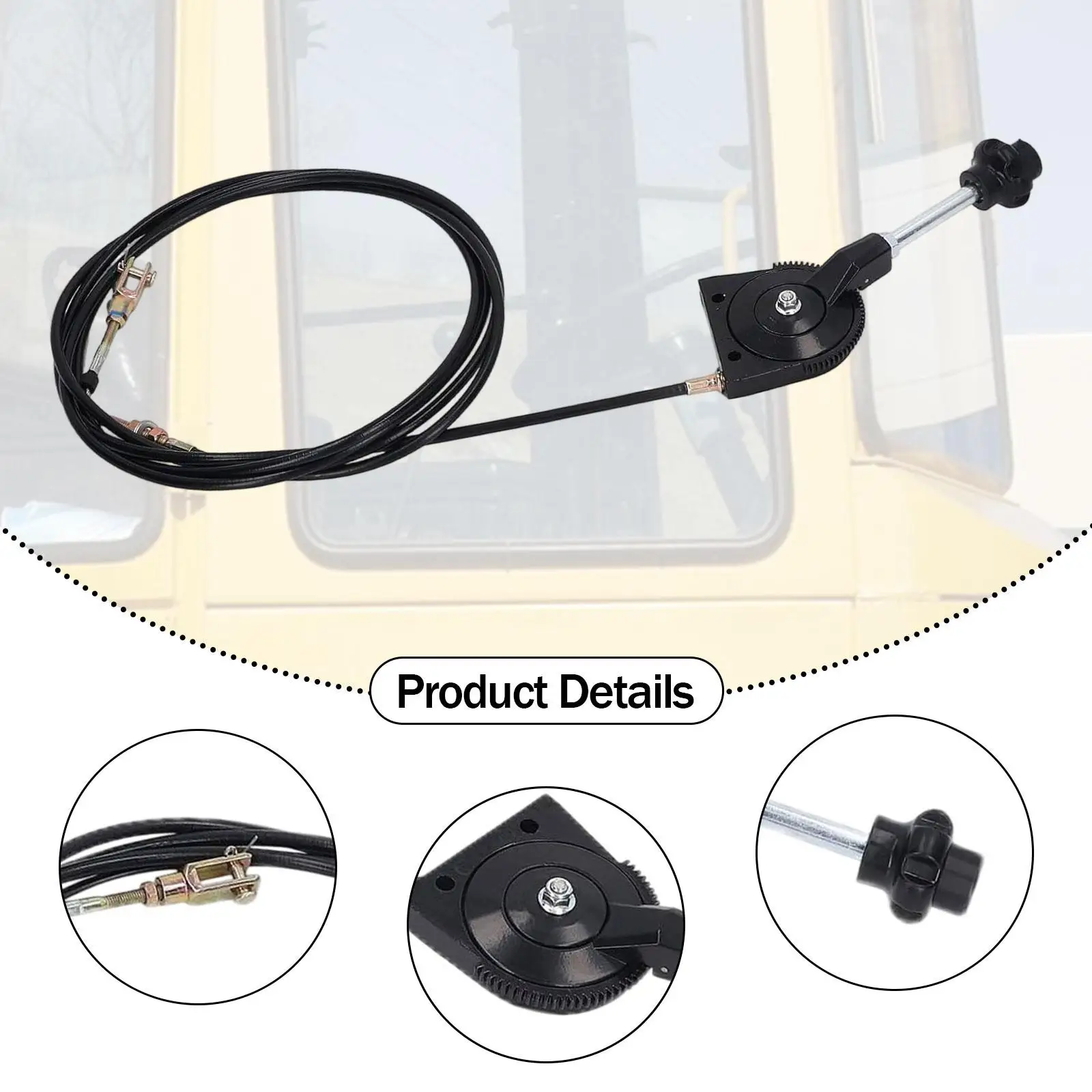 كابل خانق الحفارة، تحكم في المحركات المقاومة للتآكل، يحل محل سهل الاستخدام بسرعة #5