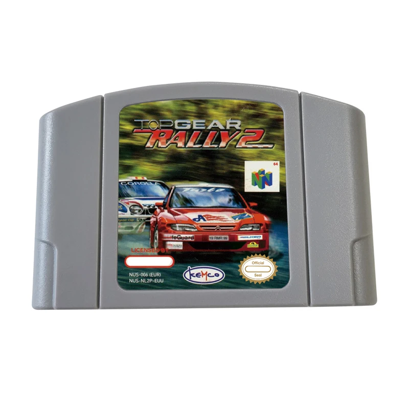 LinkC1 - 64 Bit Video Game Virtual Pool 64, 40 Winks, Top Gear Rally 2 For N64 Games Cartridge NTSC-U For N64 Game Console