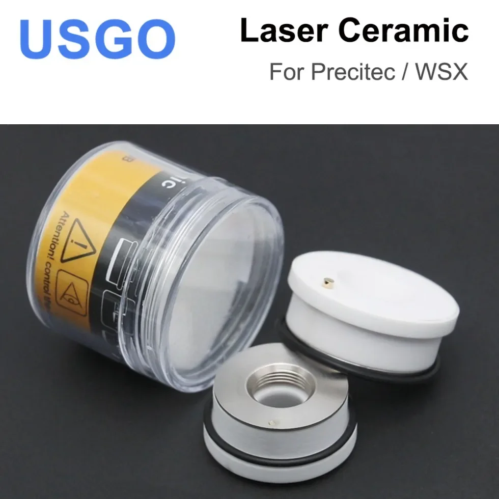 USGO Laser Ceramic P0571-1051-00001 OEM Precitec Lasermech Dia.28mm/24.5mm Thread M11 For Precitec Laser Cutting Head