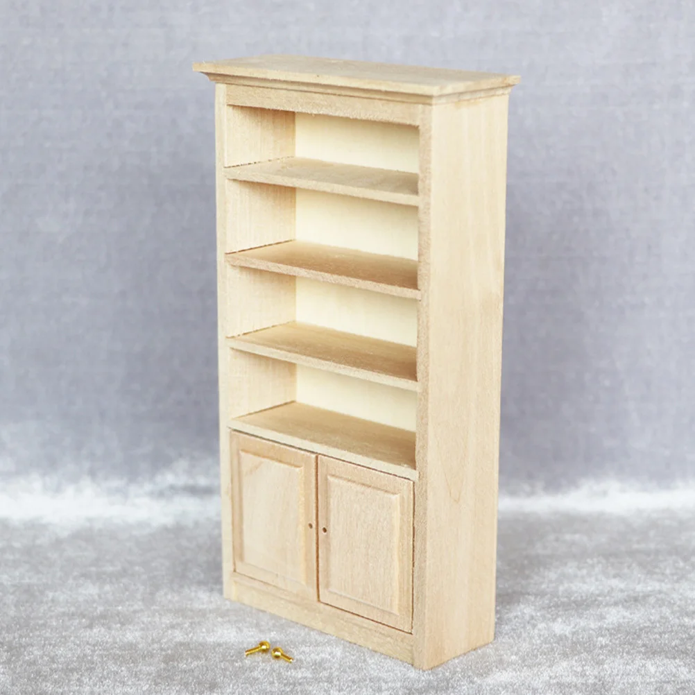 

Miniature Solid Wood Cabinet Realistic Small Size Decorative for DIY Home Scene Kids Arrangement Photo Props Craft