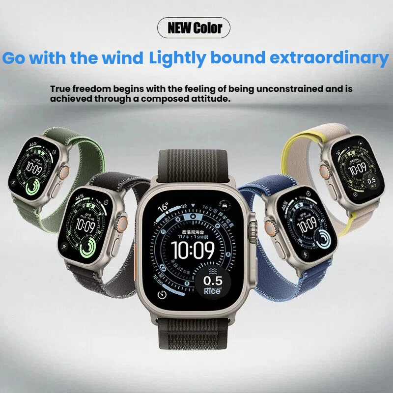 

2025 Trail Loop Strap For Apple Watch Ultra 3/2 Series 11 10 9 8 7 6 dial 46mm 45mm 41mm 42mm 44mm 49mm Sports Nylon Wristband