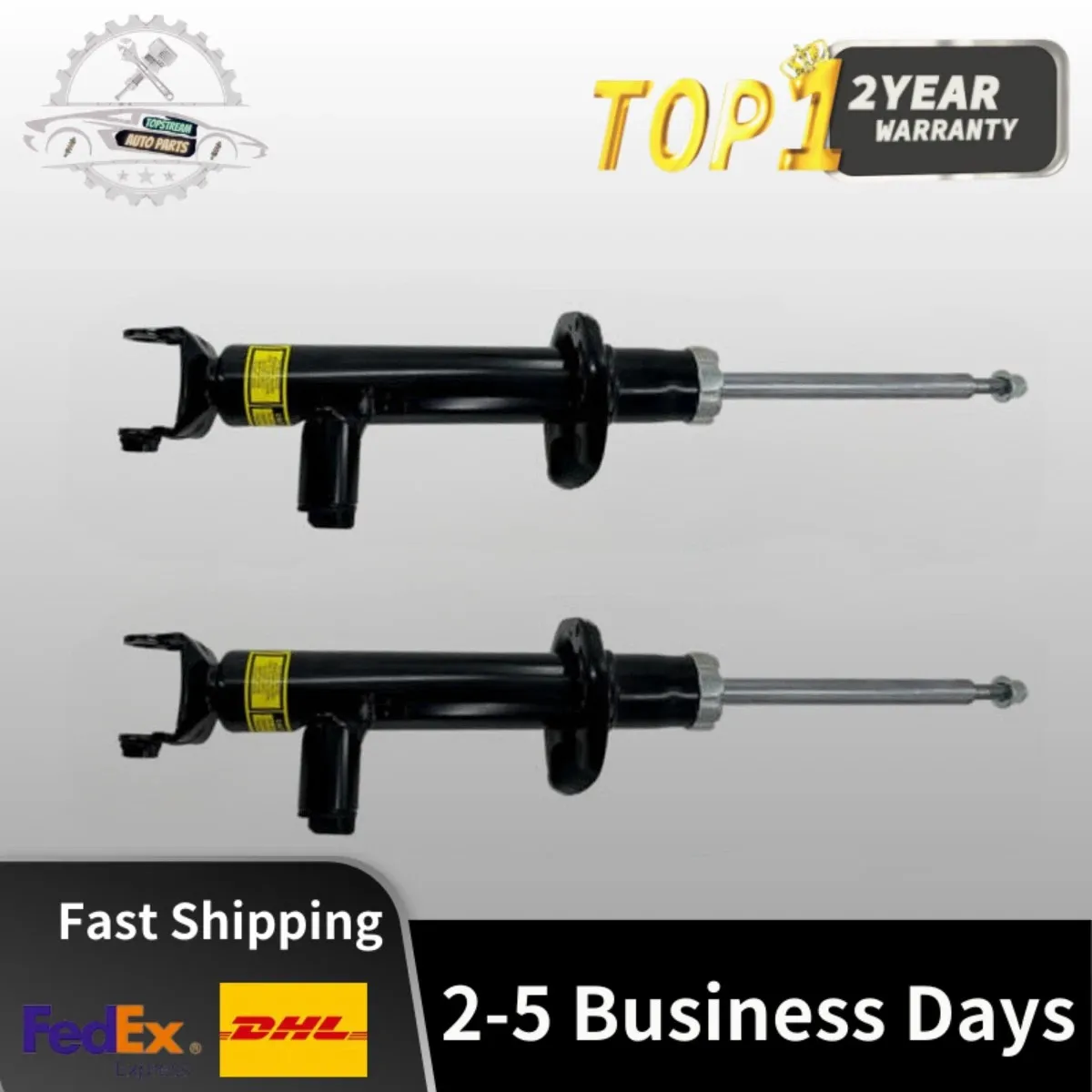 

2x Rear L+R Shock Absorbers Electric Fit Infiniti Q50 Q60 Sport E62115CF0B 2016-
