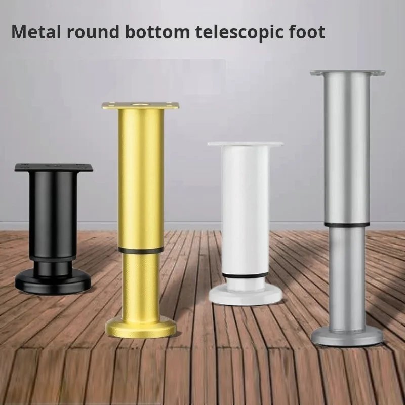 4PCS Non Drilling Adjustable Support Legs TV Cabinet Support Legs Coffee Table Telescopic Load-bearing Base Sofa Table Legs