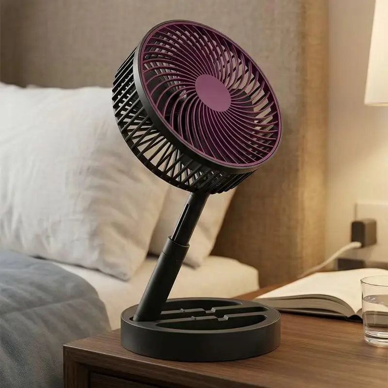 NEW Hot USB Direct Plug-in Small Fan Portable Cooling Fan Household Foldable Desktop Air Circulator For Indoor Outdoor
