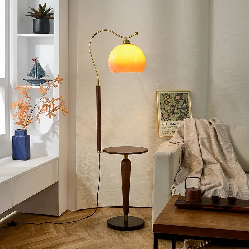 DLMH Contemporary Floor Lamp Luxury Living Room Bedroom Study Villa Hotel LED Retro Creativity Decorative Standing Light image 3