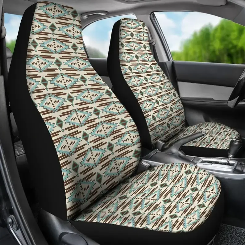 Arctic Blue Arrow Car Seat Covers, Custom Made Cover New Car Gifts ideas Cute Car Accessories