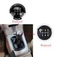 1X 5/6Speed Gear Shift Knob Cap Cover Emblem Badge Lever Shifter Cap For TOYOTA Corolla RAV4 AVENSIS YARIS D4D URBAN ALTIS SCION