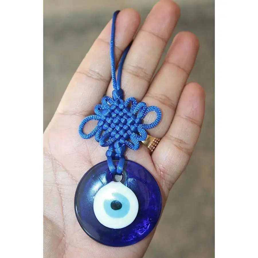 1/5/10/20/50/100pcs Colorful Beaded Turkish Eye Wall Hanging for Home Protection, Macrame Decor, And a Rearview Mirror Pendant G