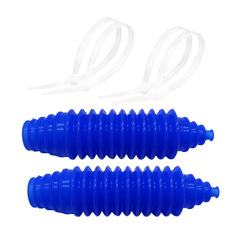 Universal Silikon Rack und Ritzel Lenkmanschette Ritzelmanschette Gamasche Kit Schwarz Blau – Detail 5