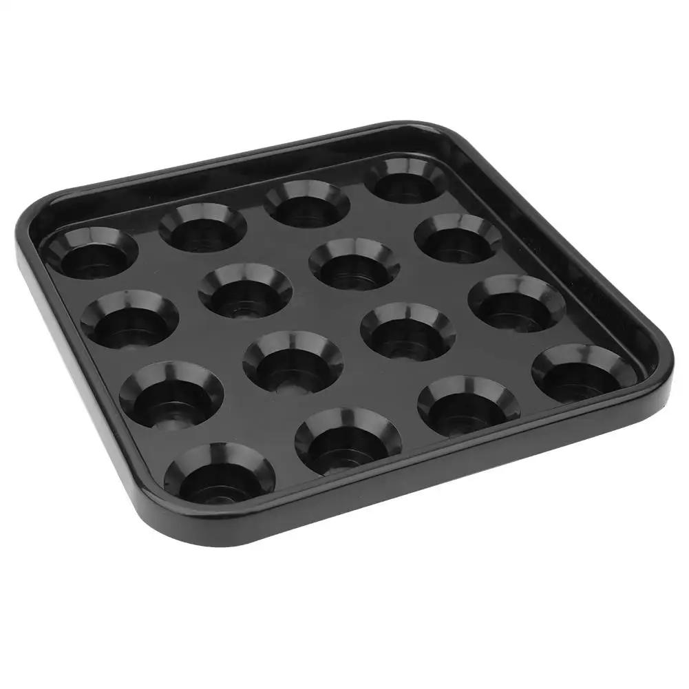 

16-Ball Billiard Ball Holder Tray - Durable Plastic Case for Snooker & Pool Table Balls