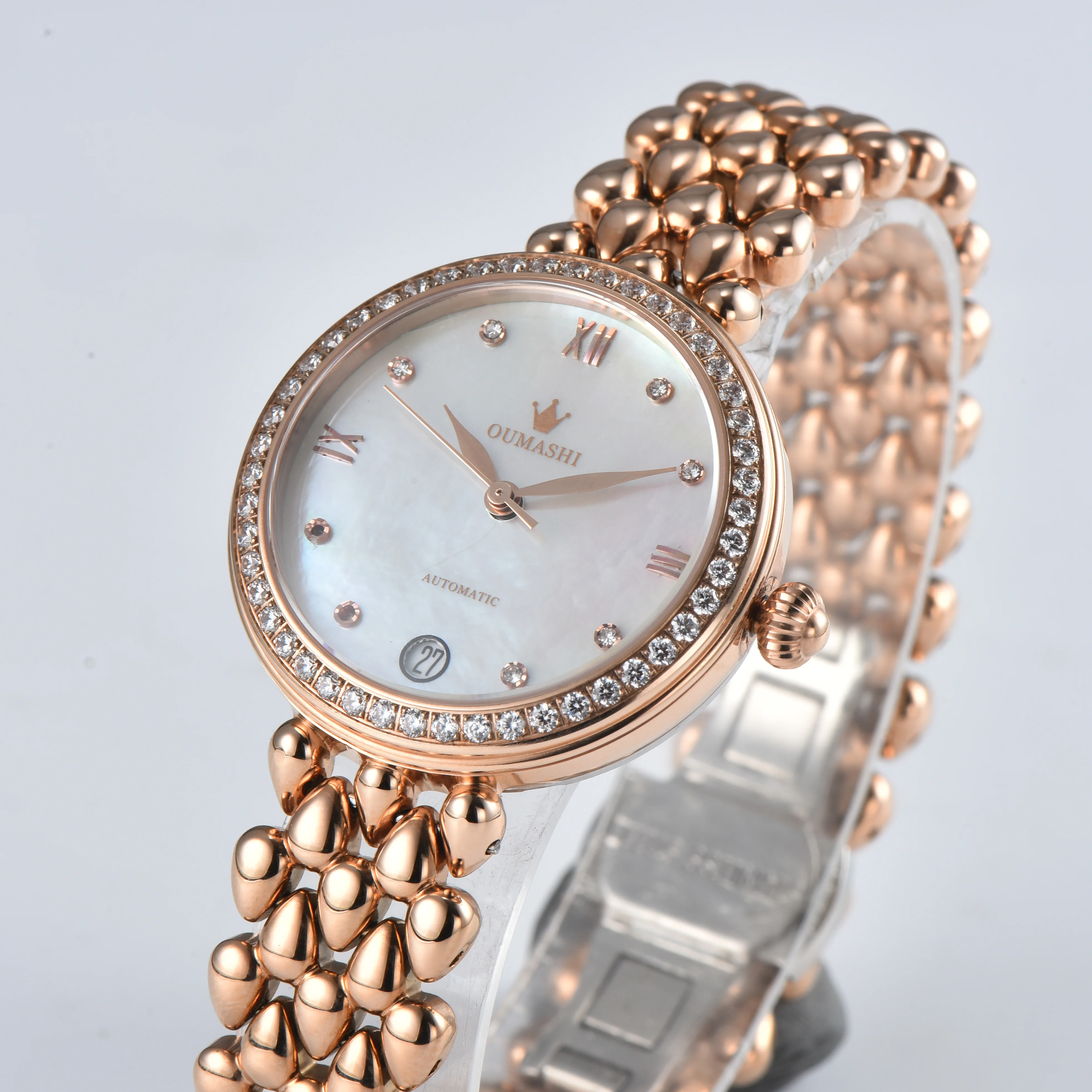 32.3mm Women Watch Pearl Dial Customizable Watch Fashion Watch Mechanical Automatic Waterproof 5ATM High Quality Custom Gift