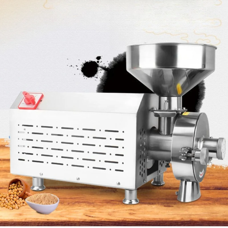 Mixed Grains Large Crusher Legumes Stainless Steel Large Crusher Medicinal Commercial Furniture Großer Zerkleinerer ZYFSJ60