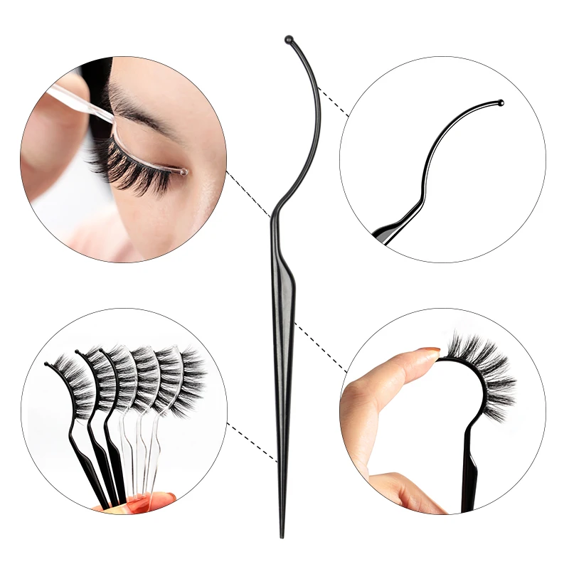 2/5/10pcs False Eyelashes Style Display Stand Makeup Lashes Try on Effect Exhibit Auxiliary Fake Eyelash Supplies Lashes Holder